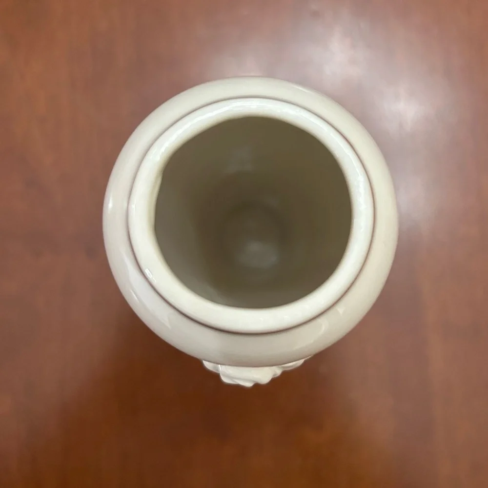 VTG Lenox Retired Ivory porcelain Rosebud collection small vase